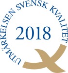 Utmärkelsen Svensk Kvalitet 2018
