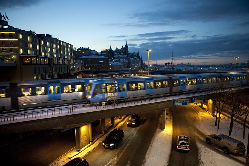 Tunnelbana i skymning