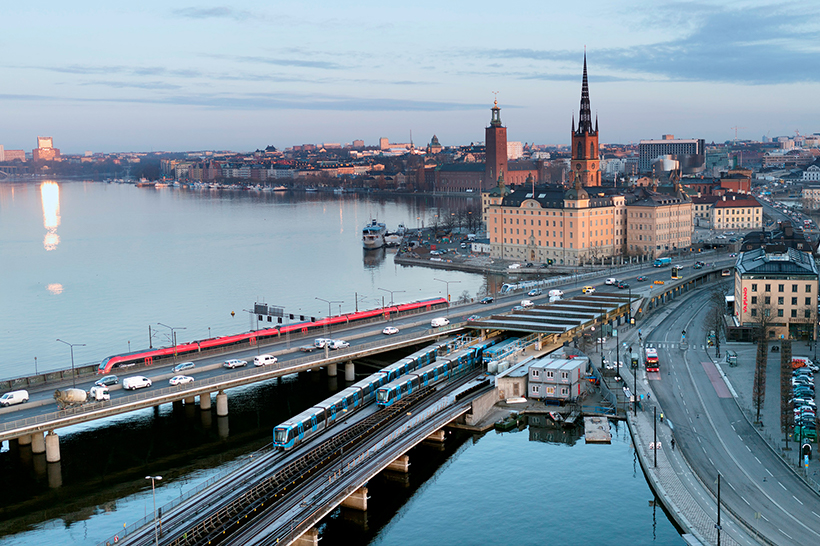 Oloika trafikslag i Slussen