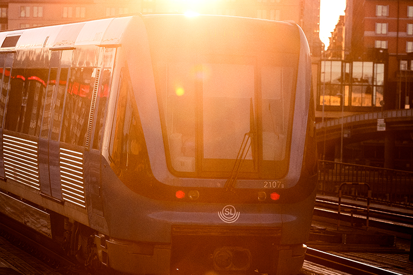 tunnelbana i gryning