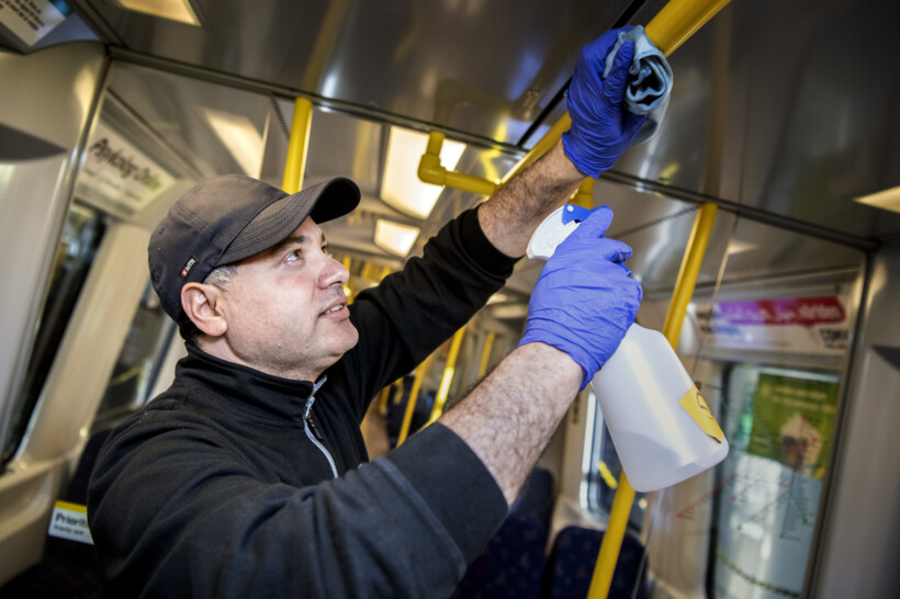 Städ av Tunnelbanevagn