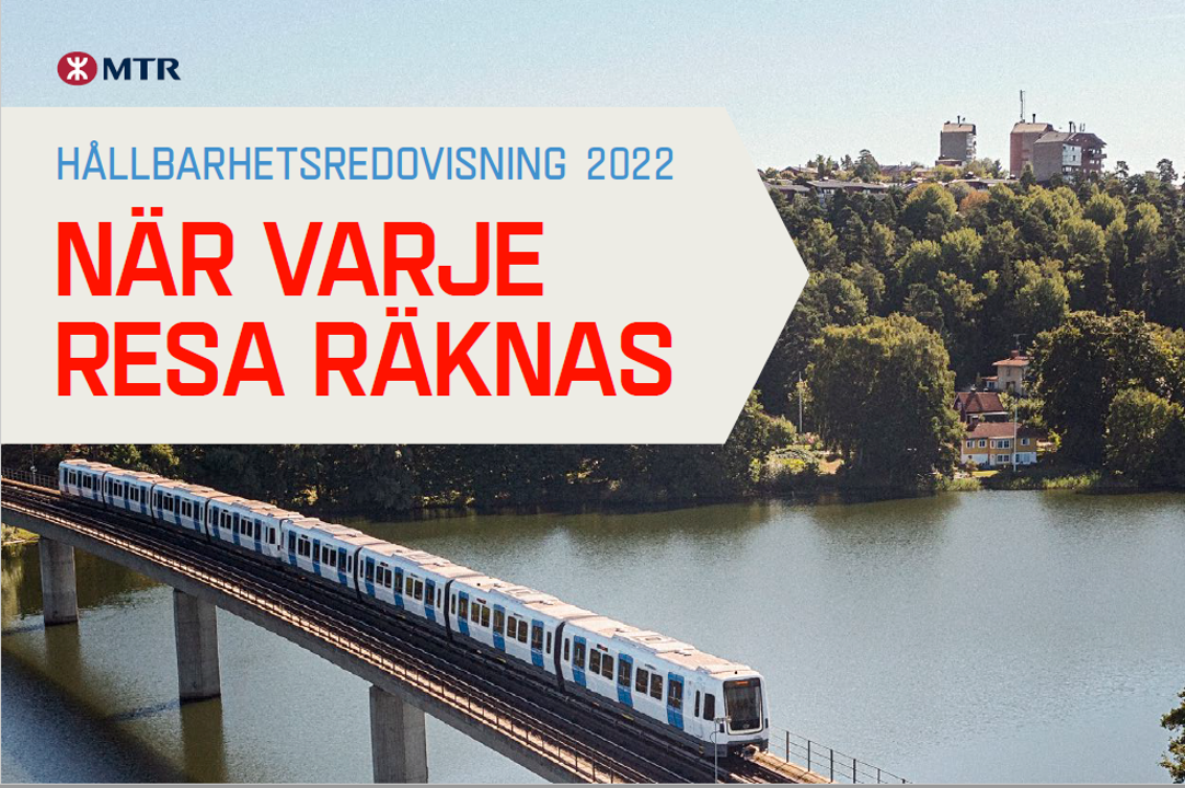 Omslag hållbarhetsredovisning 2022