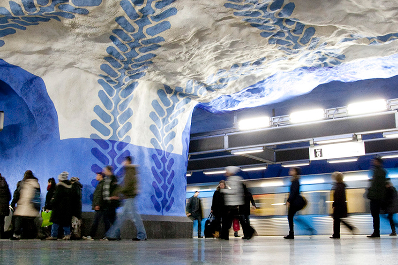 Resenärer på T-centralen