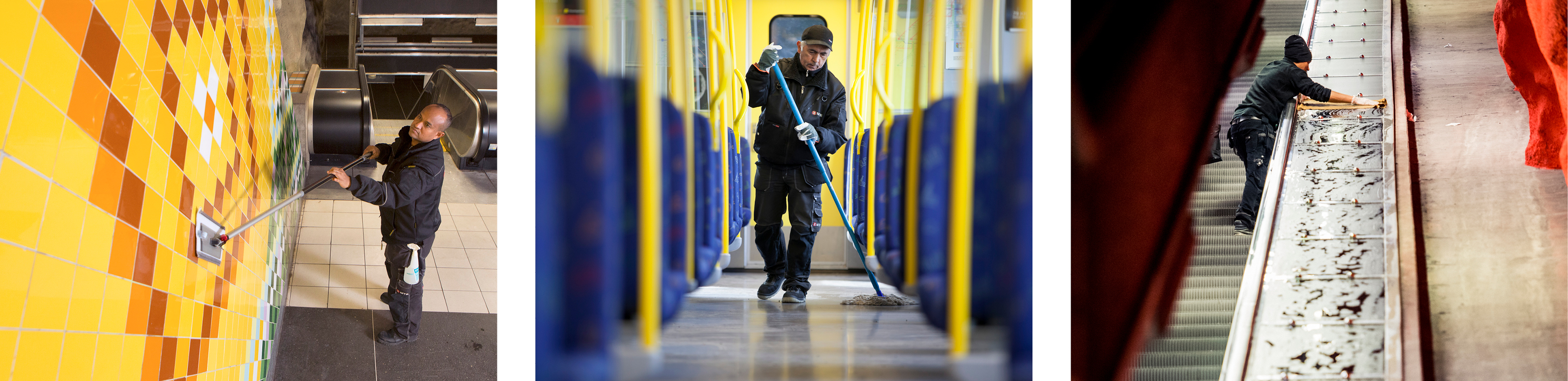 kollage av medarbetare facility management