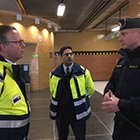 MTR och polis samtalr i Rinkeby