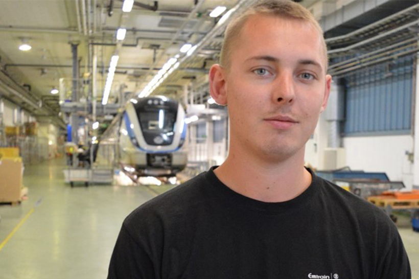 Andreas, tågtekniker